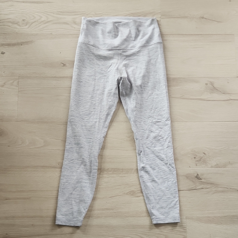 Lululemon Athletica Light Gray Leggings Align 25"